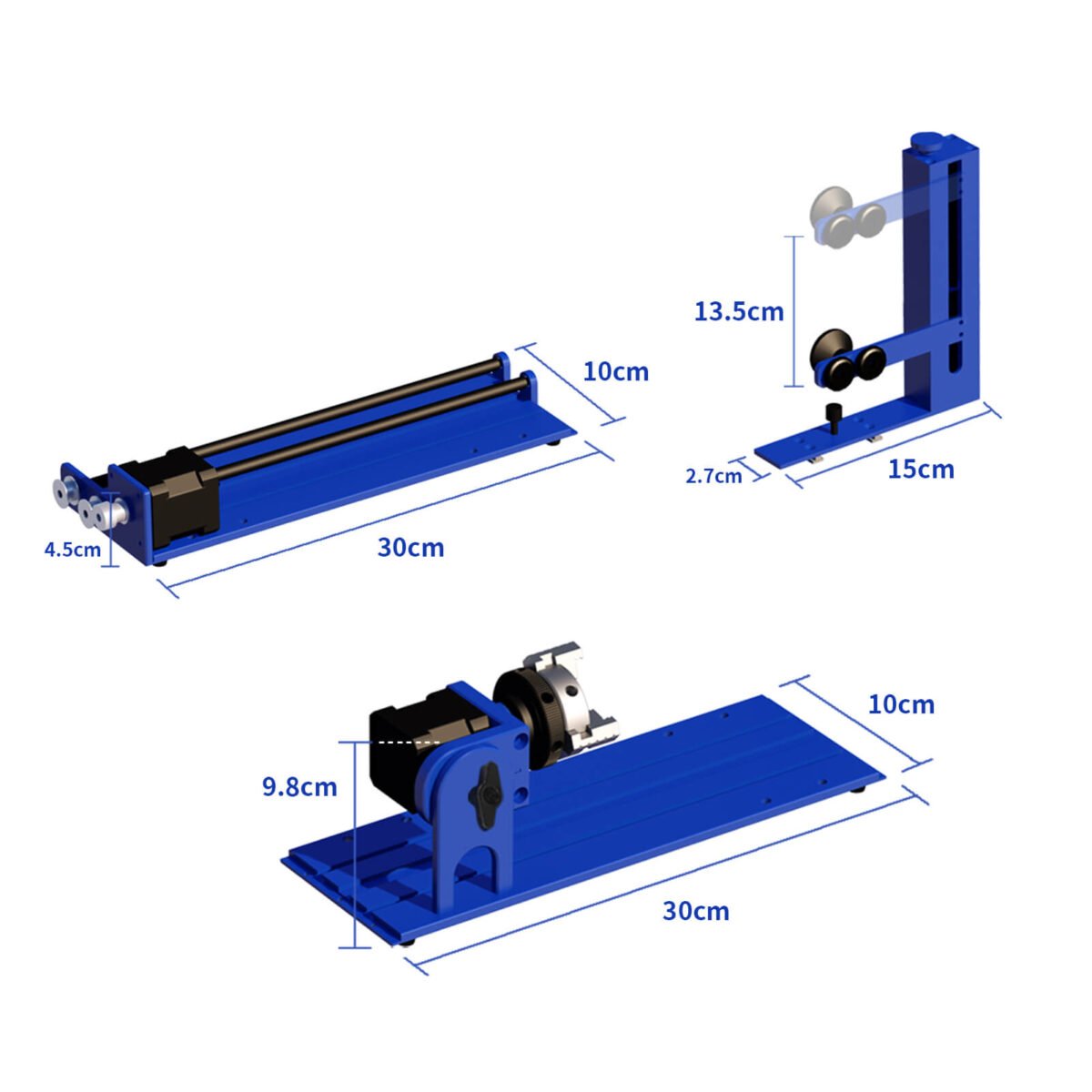 5 in 1 Laser Rotary for ComMarker Laser Cutter and Engraver 4 1