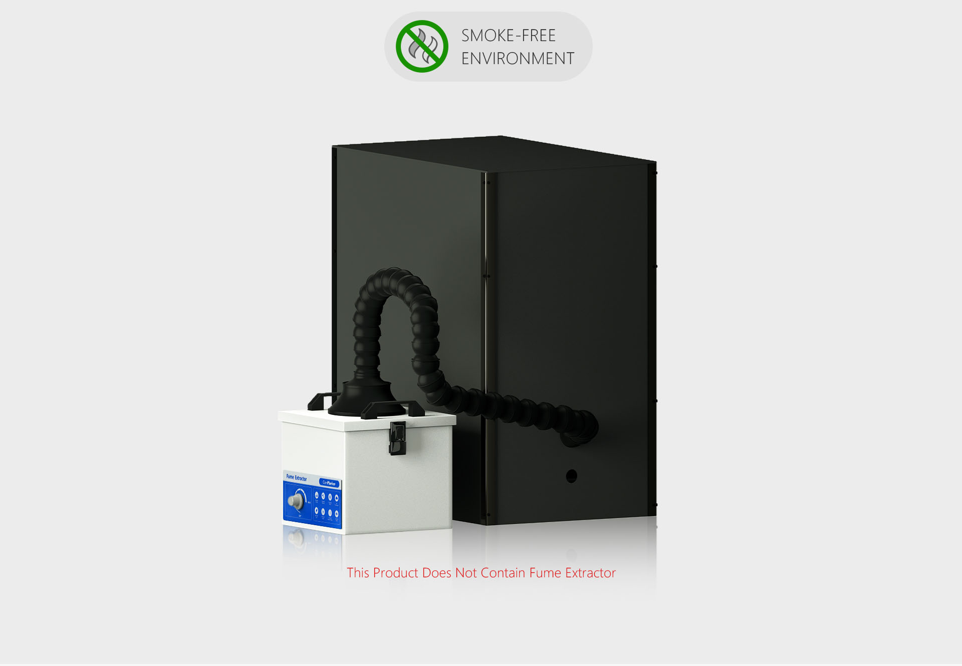 Smoke outlet is designed with smoking deviceEffectively solve