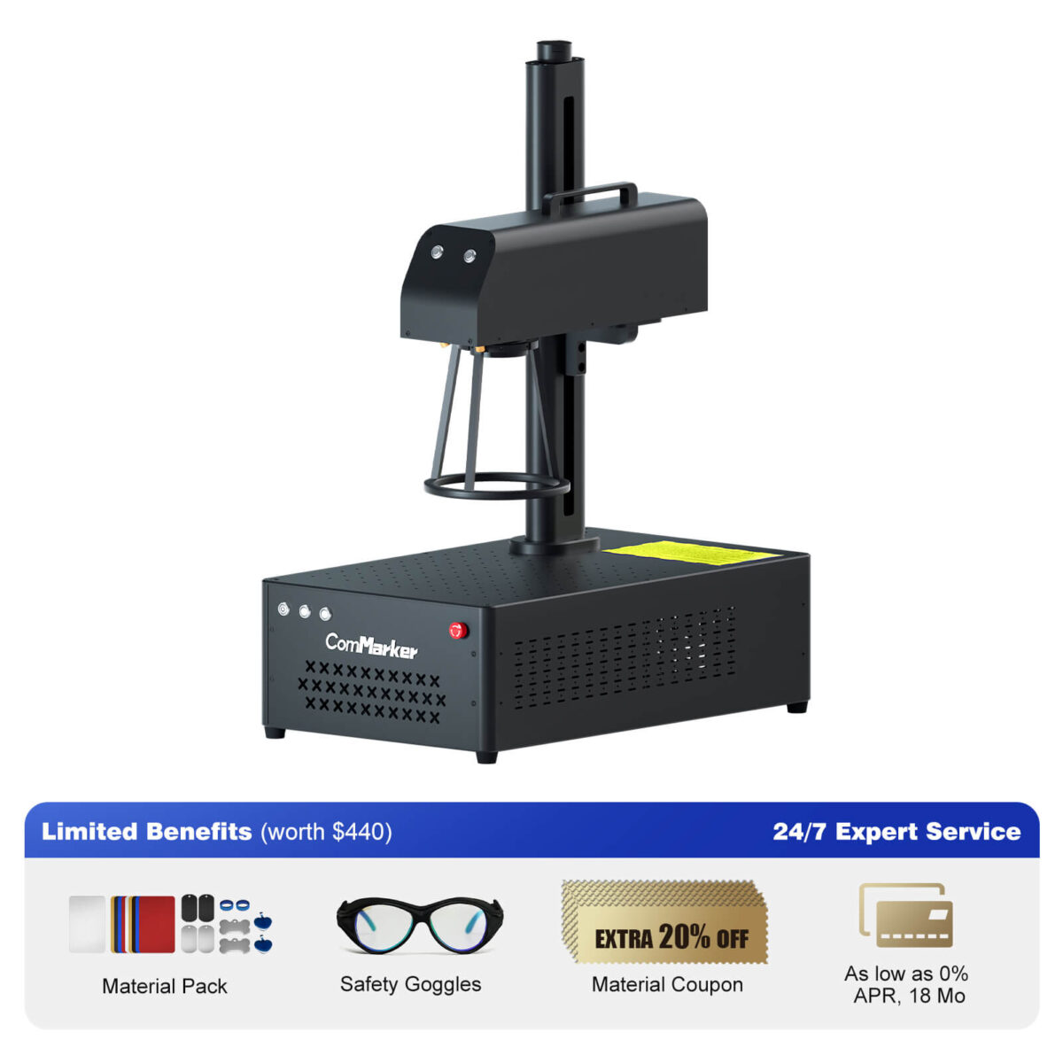 ComMarker B4 60W Fiber Laser Engraver